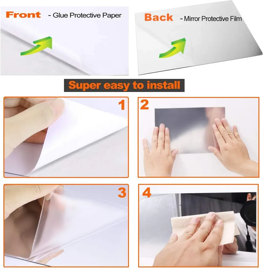 مراية لزق دبل فيس مستطيل 30*40