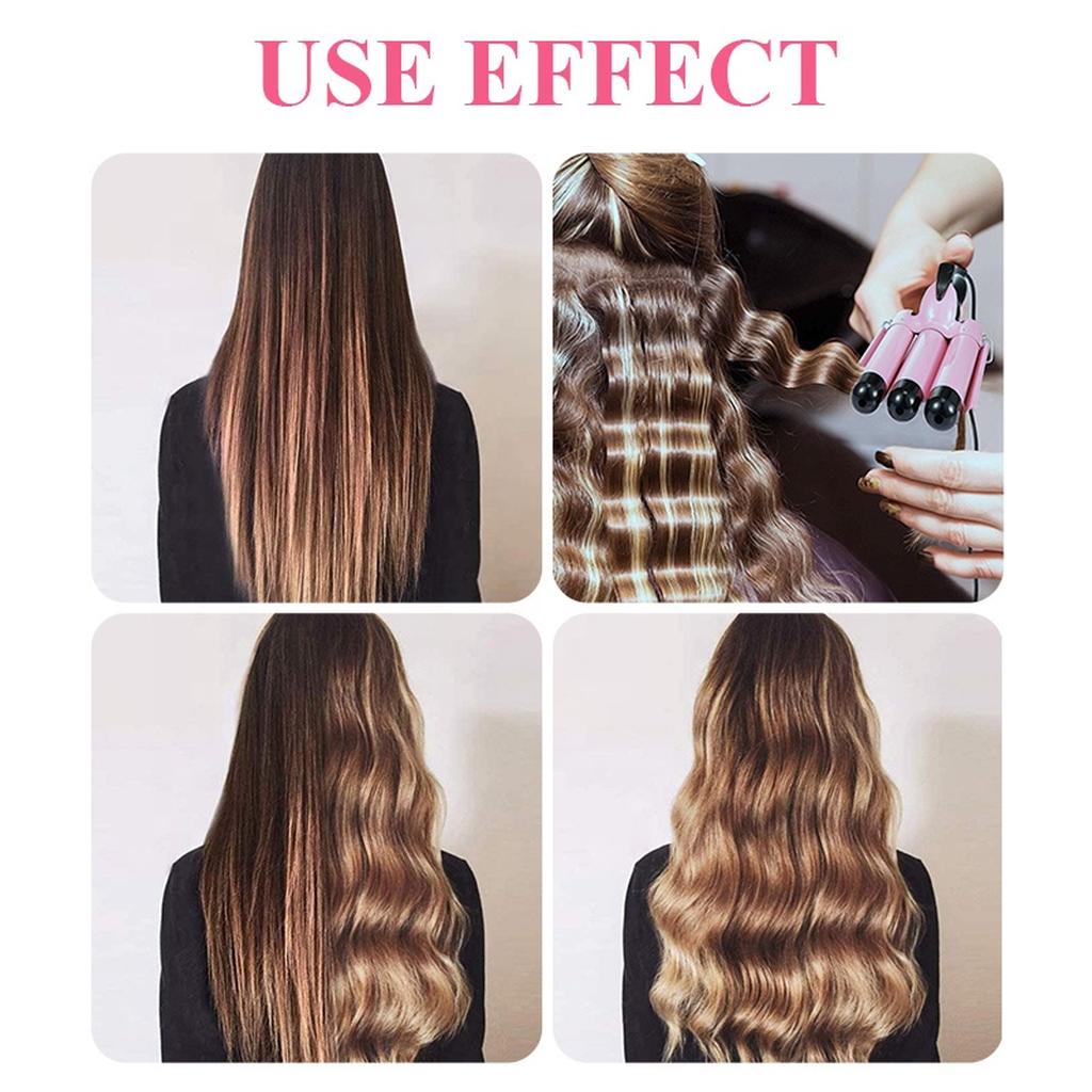 مكواة الشعر الثلاثية