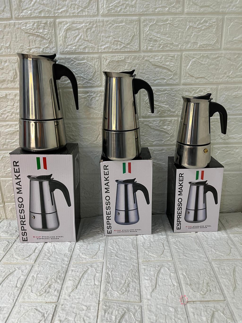 موكا بوت ستانلس وسط 6 كوب